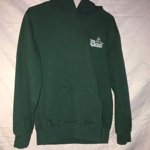 Green hoodie